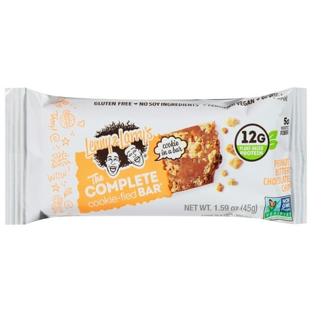 Lenny & Larry's Cookie Filled Peanut Butter Chocolate Chip Bar 1.59 oz (Pack Of 27)