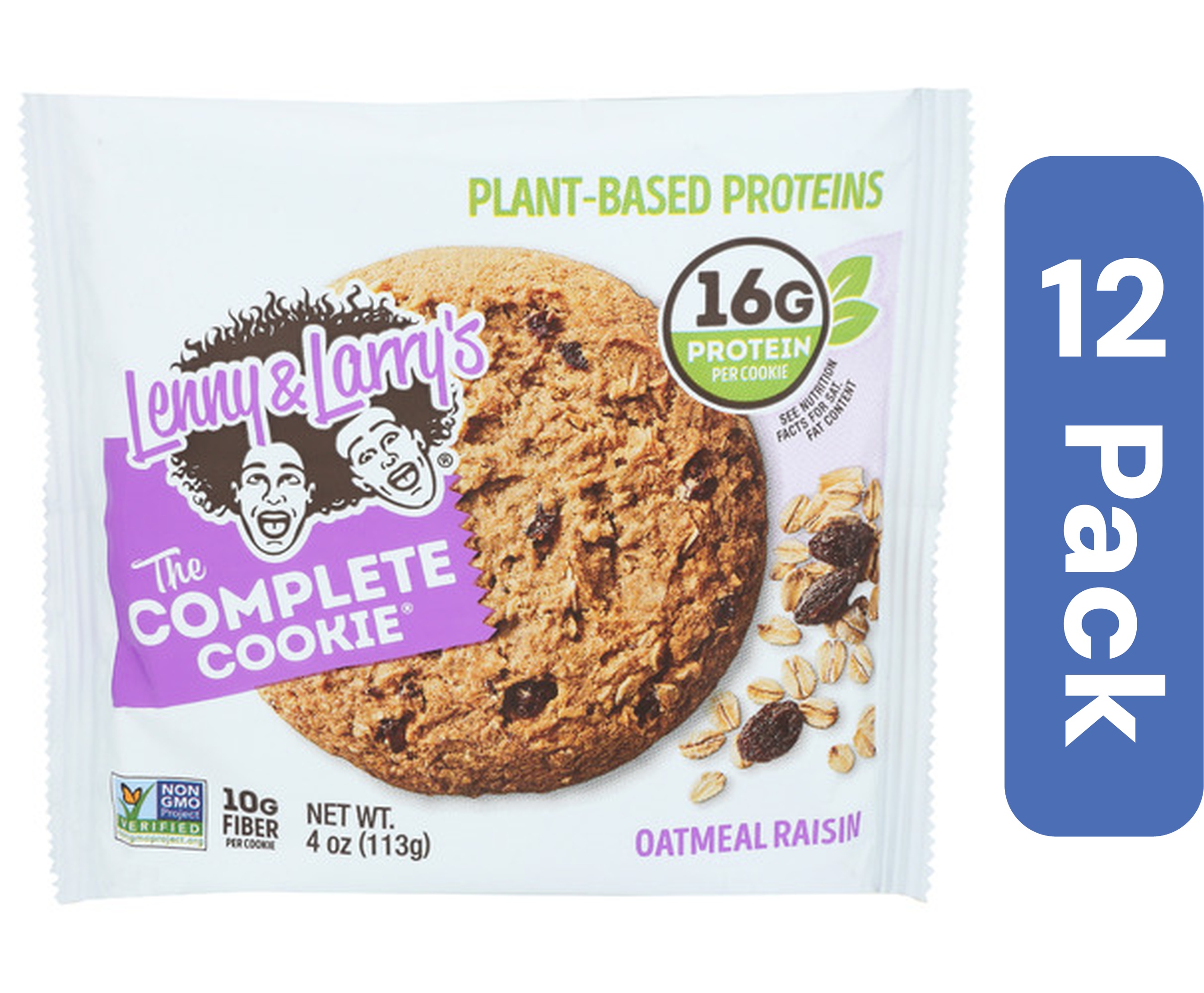 Lenny & Larry's Oatmeal Raisin Cookies (12x4 Oz)