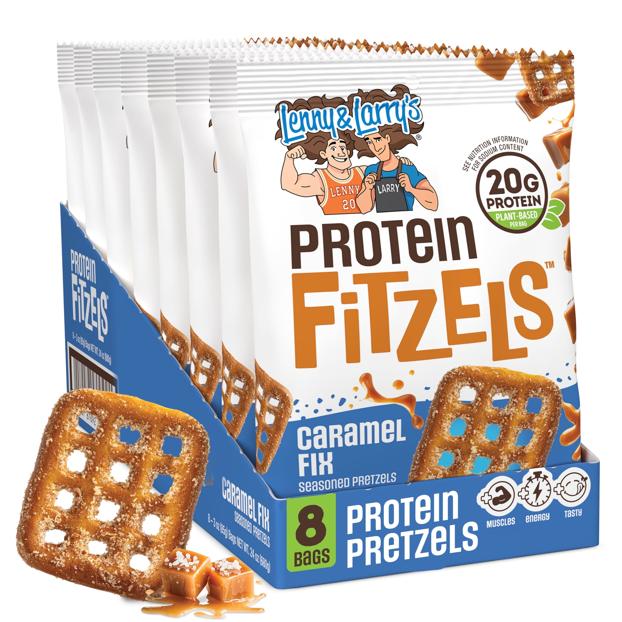 Lenny & Larry's Protein Pretzels Snack Boujie Mustard 20g of