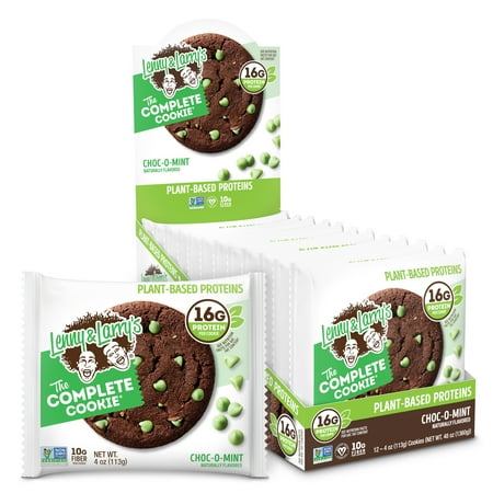 Lenny & Larry's The Complete Cookie, Choc-O-Mint, 4 oz, 12 Ct