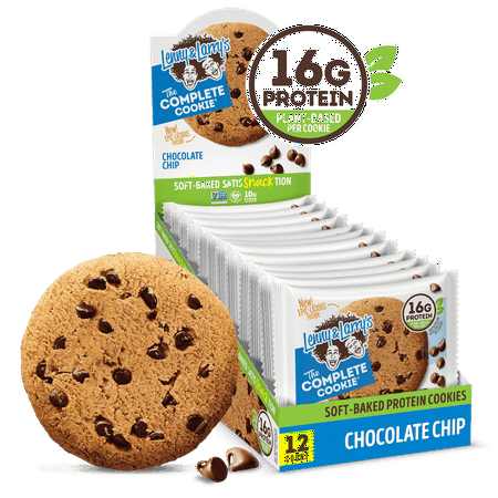 Lenny & Larry's The Complete Cookie, Chocolate Chip, 4 oz, 12 Ct