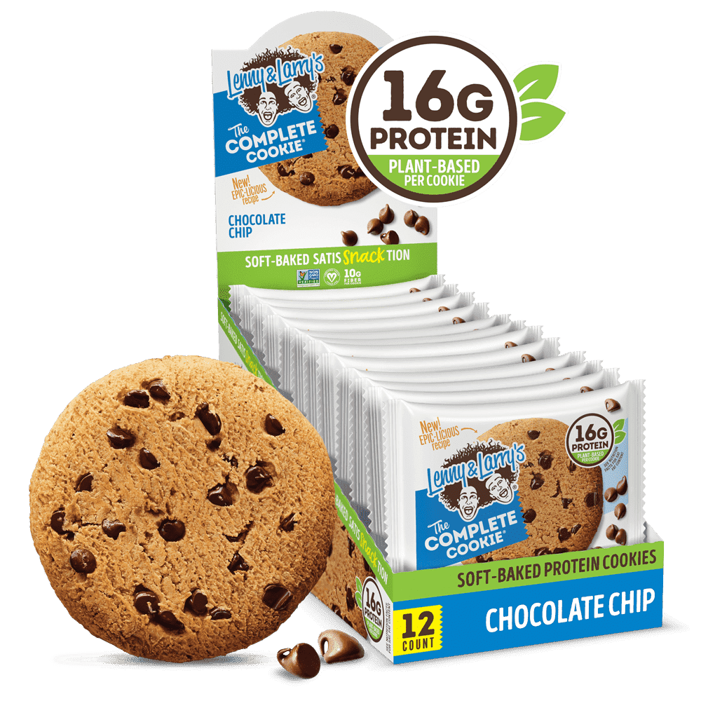 Lenny & Larry's The Complete Cookie, Chocolate Chip, 4 oz, 12 Ct