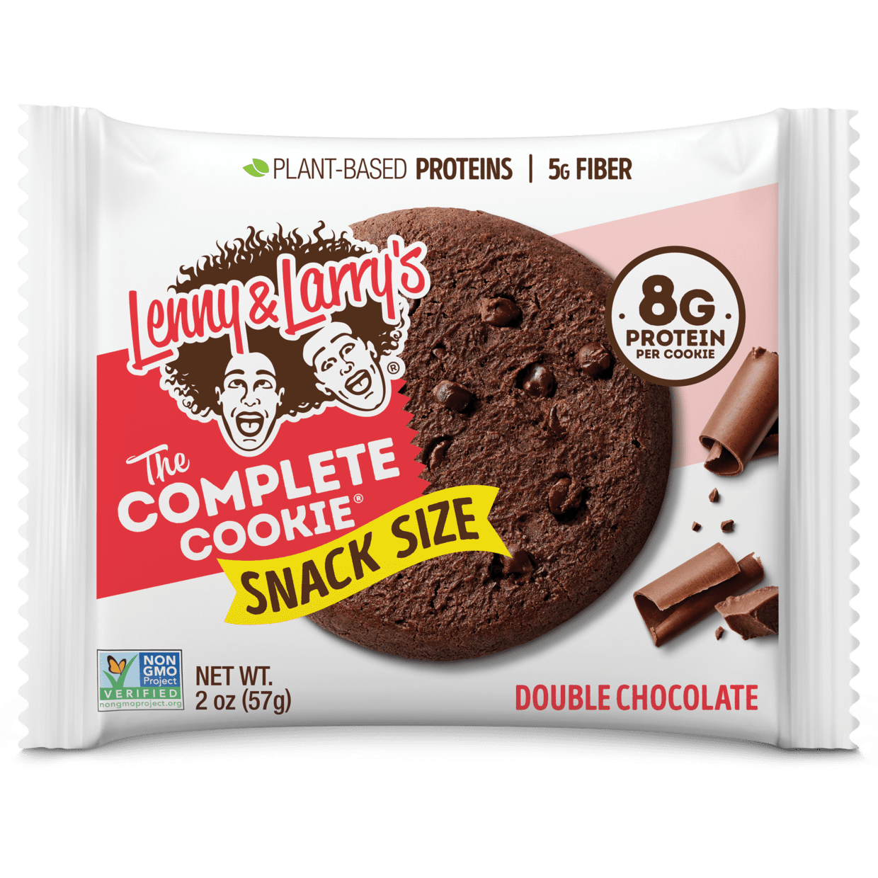 Lenny & Larry's The Complete Cookie, Double Chocolate, 2oz, 12ct - Plant-Based Protein Cookies, Vegan and Non-GMO