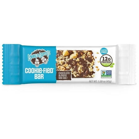 Lenny & Larry's The Complete Cookie-Fied Bar Chocolate Almond Sea Salt 1.59 OZ Pack of 2