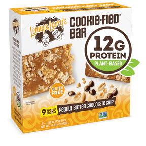 Lenny & Larry's The Complete Cookie-Fied Bar, Peanut Butter Chocolate Chip, 9 Ct