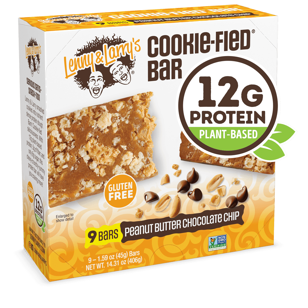 Lenny & Larry's The Complete Cookie-Fied Bar, Peanut Butter Chocolate Chip, 9 Ct