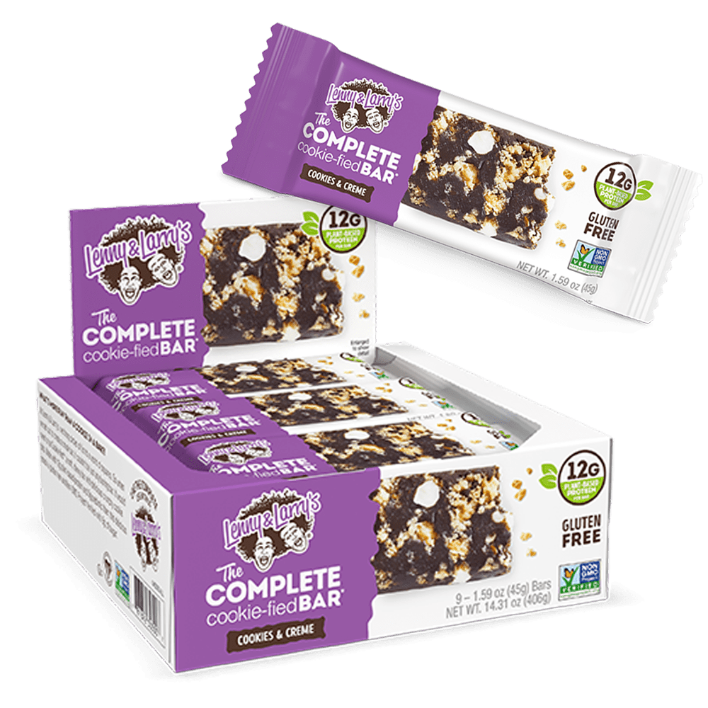 Lenny & Larry's The Complete CookieFied Bar, PlantBased Protein