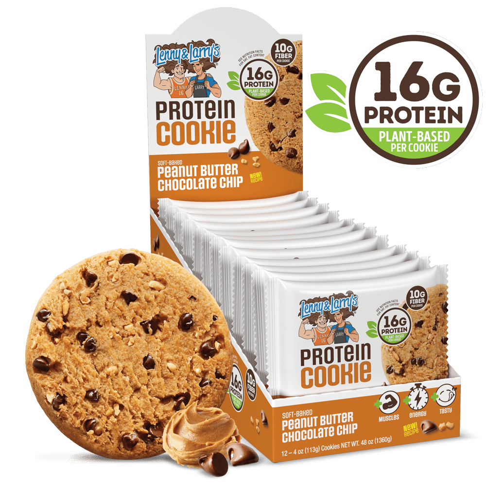 Lenny & Larry's Protein Cookie, Peanut Butter Chocolate Chip, 4 oz, 12 Ct