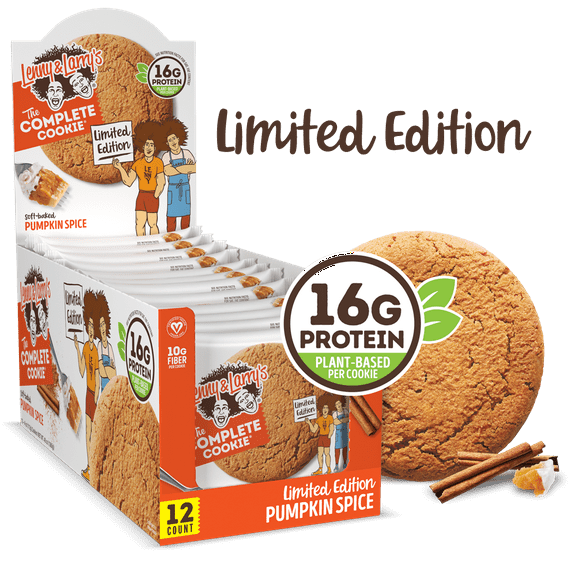 Lenny & Larry's The Complete Cookie, Pumpkin Spice, 4 oz, 12 Ct