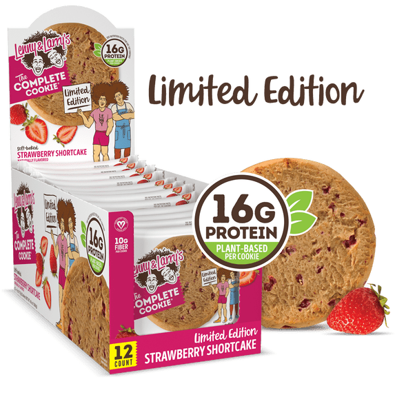 Lenny & Larry's The Complete Cookie, Strawberry Shortcake, 4 oz, 12 ct