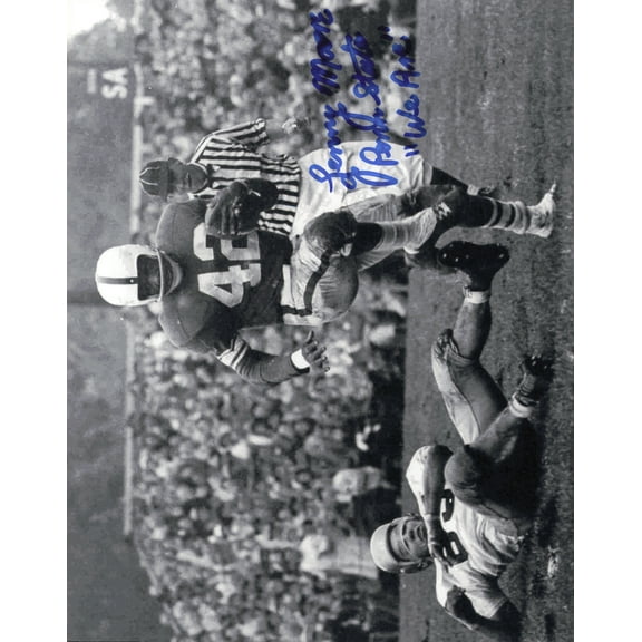 Lenny Moore Autographed 8x10 Photo Penn State Nittany Lions "We Are" SKU #245922