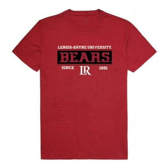 Lenoir-Rhyne University Bears College Established T-Shirt, Cardinal - Medium