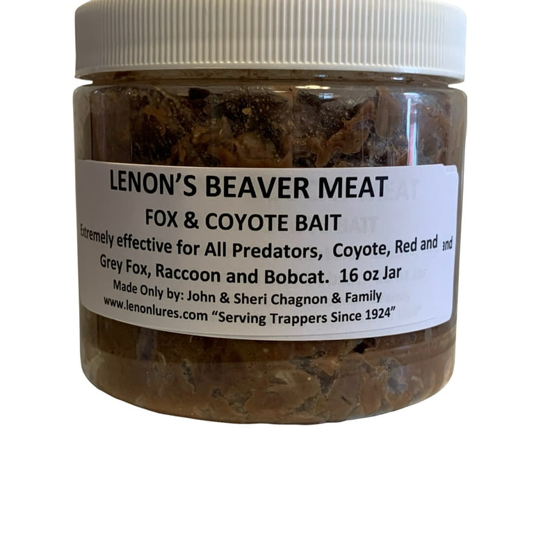 Lenon's Beaver Meat Fox & Coyote Bait Available 8 oz to Gallon Size 