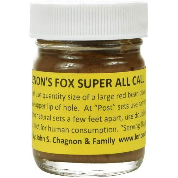 Lenon's Fox Super All Call - Lure / Scent Both Red Fox and Gray Fox will always investigate