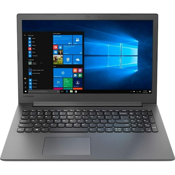 Lenovo 130-15AST 15.6" Flagship Laptop AMD A9 Processor, 4GB DDR4 RAM, 128GB SSD, AMD Radeon R5, Windows 10 Home, Black