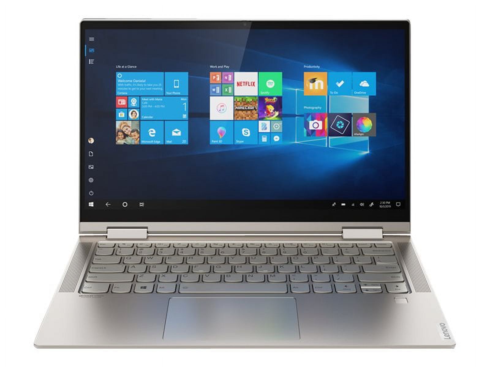 Lenovo 14" Full HD Touchscreen 2-in-1 Laptop, Intel Core i5 i5-10210U, 256GB SSD, Windows 10 Home, 81TC000JUS - image 1 of 24