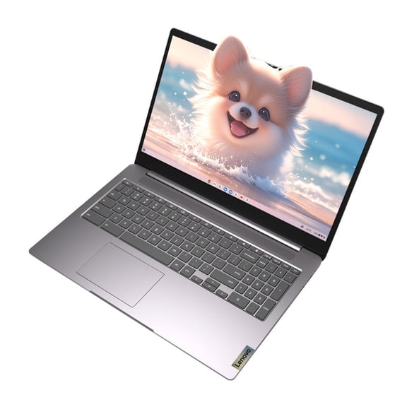 Lenovo 15.6" FHD Chromebook-Intel Quad-Core N4120(> N4020) 4GB RAM,128GB Storage,(64GB eMMC+64GB SD Card),Home & Student Laptop,with Privacy Camera,Wi-Fi6,HDMI1.4,Chrome OS,Artic Grey