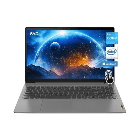 Lenovo - 2023 - IdeaPad 3i - Essential Laptop Computer - Intel Core i3-1115G4 11th Gen - 15.6" FHD Touchscreen Display - 20GB Memory - 1TB Storage - Windows 11 - Arctic Grey - W/GaLiMu