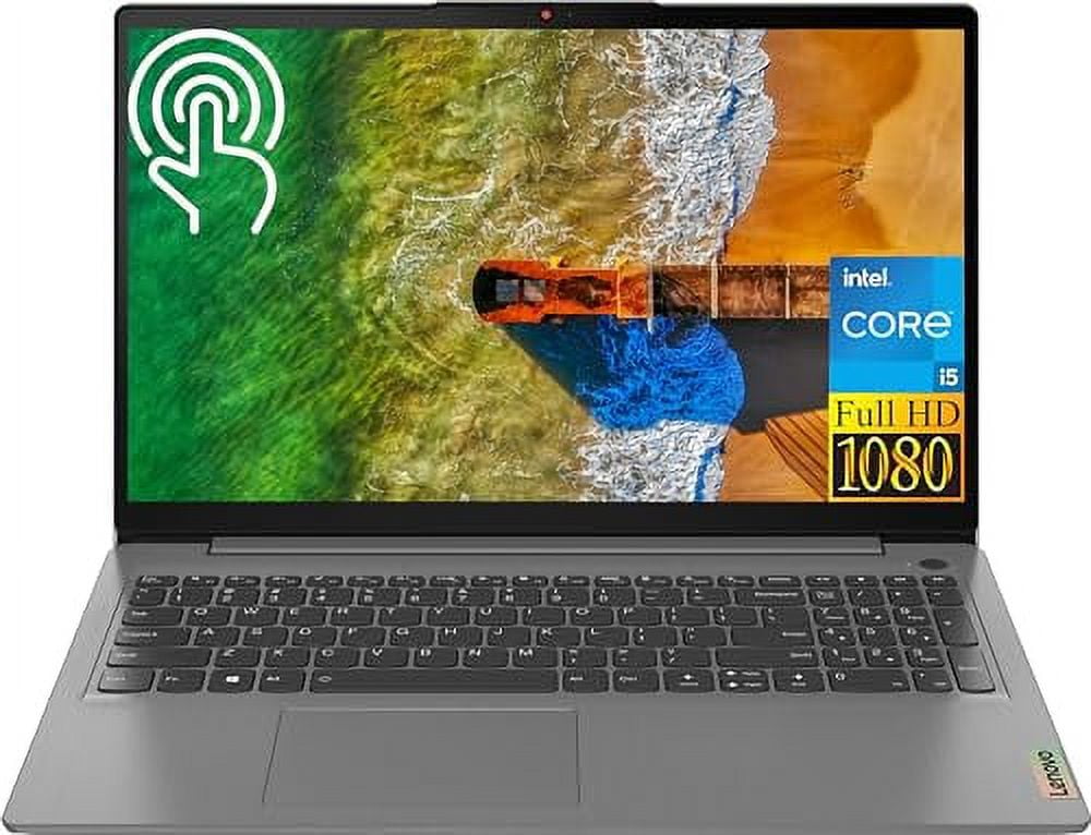 Lenovo Touchscreen 15.6/in IdeaPad 3 Laptop, Full HD IPS Display, Intel Iris X Graphics, Intel Core I5-1135G7, 20GB RAM, 1TB SSD, Wi-Fi 6, SD Card Reader, Windows 11 Home, Gray