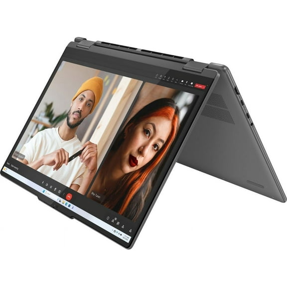 Lenovo 2024 Yoga 7 2-in-1 16" WUXGA IPS Touch Laptop 12-Core Intel Core Ultra 7 155U 16GB LPDDR5 512GB SSD Thunderbolt 4 USB-C w/DP WiFi AX BT Webcam HDMI2.1 Backlit KB Fingerprint Windows 10 Pro
