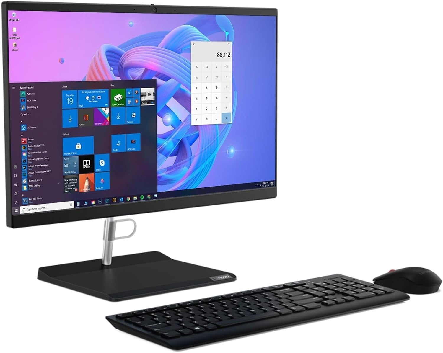 Lenovo 2025 All-in-one Desktop Computer, 21.5