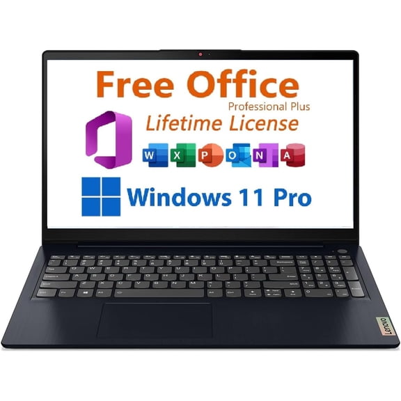 Lenovo 2025 IdeaPad 1 15.6" FHD Slim Thin Light Laptop Computer, AMD Ryzen 5 7520U, 8GB LPDDR5,1TB SSD,with Lifetime Office,WiFi 6, 9 hrs Battery Life,Abyss Blue, Windows 11 Pro