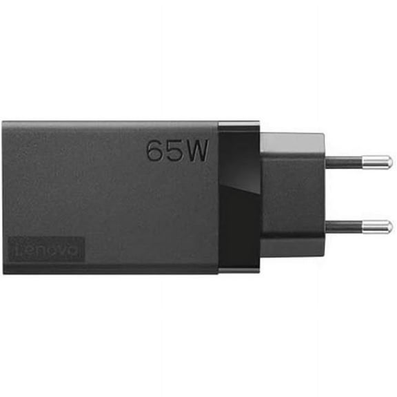Lenovo 40AW0065WW 65W USB-C AC Travel Adapter for Type C Device, Black