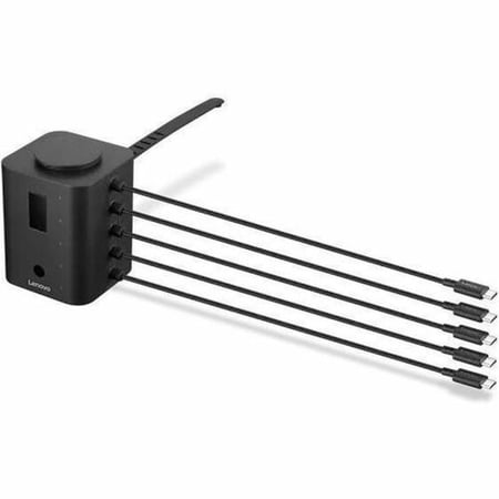 Lenovo AC Adapter - 11.81" Cable - 5 V DC, 20 V DC Output - 1 A - Black
