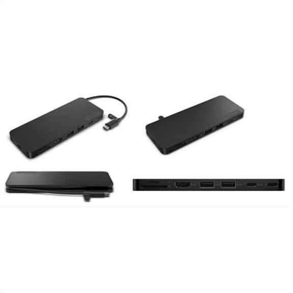 Lenovo USB-C Slim 8-Port Travel Dock with 65W PD Passthrough 4X11N40213