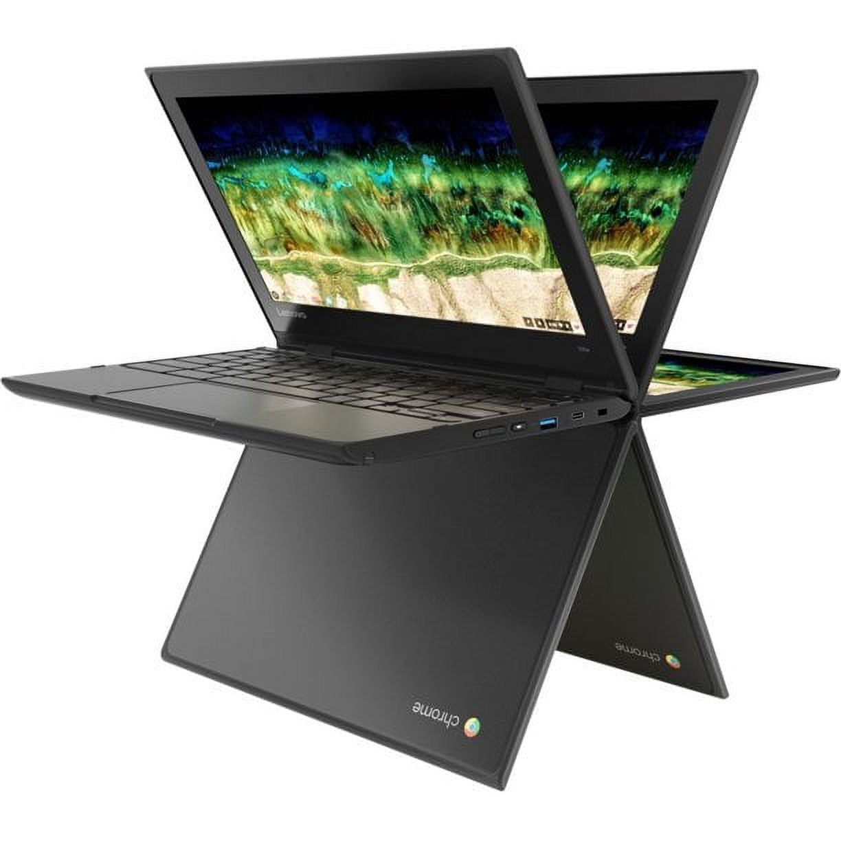 Lenovo 500E 11.6" Laptop - Intel Celeron N3450 Quad-Core 4GB RAM 32GB SSD ChromeOS