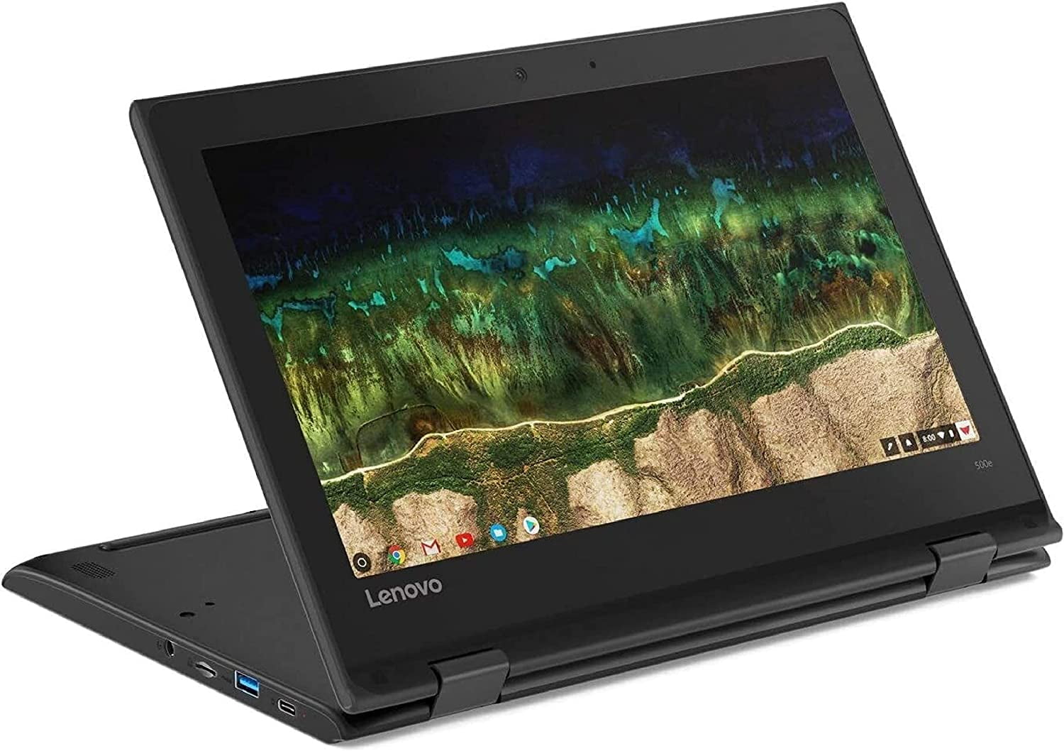 Pre-Owned Lenovo 500E-1GEN 11.6" Intel Celeron N3450 Touchscreen Chromebook 500E RAM 4GB STORAGE 32GB Google Chrome OS (Fair)