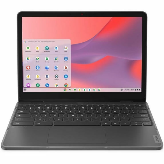 Lenovo 500e Yoga Chromebook Gen 4 12.2" Touchscreen, Intel N-Series N200, 8GB RAM, 64GB SSD, ChromeOS, 82W4002YUS