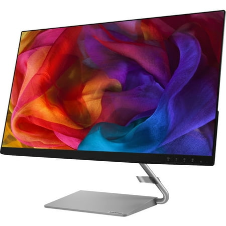 Lenovo Q27q-1L 27" IPS LED QHD FreeSync Monitor Natural Low Blue Light Built-in Speakers (DisplayPort, HDMI) - Black