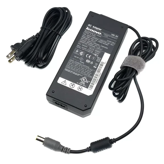 Pre-Owned Lenovo AC Adapter Charger 135W for Thinkpad Laptop T530 T530i w/PC Genuine