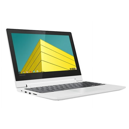 Lenovo - 2-in-1 11.6" Touch-Screen Chromebook - MT8173c - 4GB Memory - 64GB eMMC Flash Memory - Blizzard White