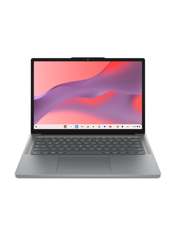 Chromebook m 14" Laptop, MediaTek Kompanio 540,Touch, 4GB RAM, 128GB SSD, Luna Grey