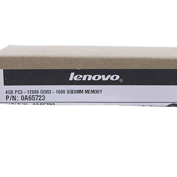 Lenovo 4GB DDR3 1600 SODIMM PC3 12800 Memory Module (0A65723)