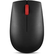 Lenovo Essential Compact Wireless Mouse Black - Ambidextrous design - Radio Frequency - 2.4 GHz Wireless via Nano USB - 1000 dpi - 3 Buttons