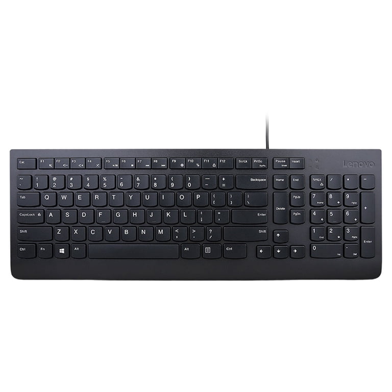 Lenovo Essential Wired Computer Keyboard - Spill resistant