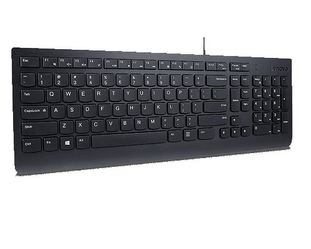 Lenovo Essential Wired Computer Keyboard - Spill resistant
