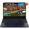 thumbnail image 1 of Lenovo Flagship IdeaPad Gaming 3i 15 Laptop 15.6" FHD IPS 11th Generation Intel Quad-Core i5-11300H 16GB RAM 512GB SSD GeForce GTX 1650 4GB Graphic Backlit USB-C WiFi6 Nahimic Win11 Black + HDMI Cable, 1 of 5