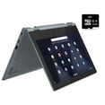 thumbnail image 1 of Lenovo Flex 3 2-in-1 Convertible Chromebook 11.6" HD IPS Touchscreen, Intel Celeron N4020 Processor, 4GB DDR4, 64GB eMMC, Wi-Fi, Bluetooth, USB-C, Webcam, 2.7LBS, 0.8" Thin Blue and AIEC SD Card, 1 of 12