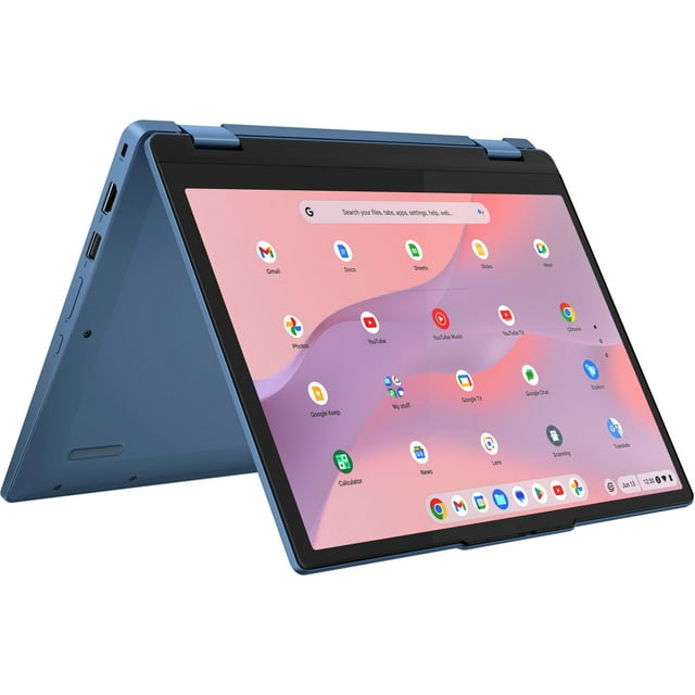Lenovo - Flex 3i 12.2" WUXGA Touch-Screen Chromebook Laptop - Intel N100 with 4GB Memory - 64GB eMMC - Abyss Blue Notebook PC