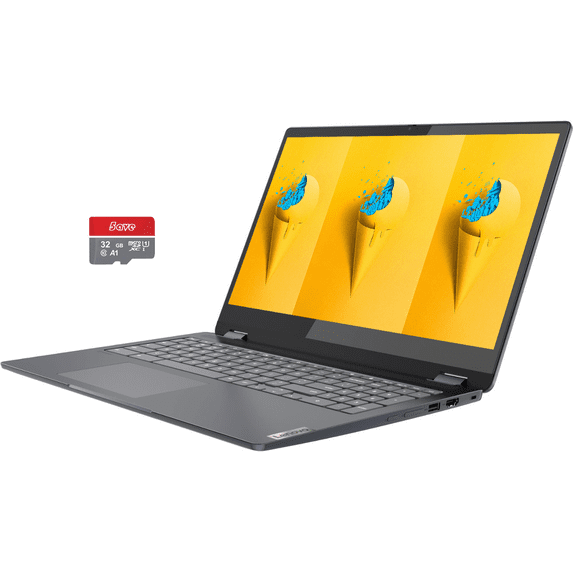 Lenovo Flex 3i Chromebook 15.6" FHD Touch Screen Laptop, Intel Celeron N4500 Processor, Intel UHD Graphics, 4GB RAM, 96GB Storage(64GB PCIe SSD+5ave 32GB Flash Memory), Chrome OS, Blue