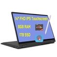 thumbnail image 1 of Lenovo Flex 5 2 in 1 Laptop 14" FHD IPS Touchscreen AMD 8-Core Ryzen 7 4700U (Beats i7-10510U) 8GB DDR4 1TB PCIe SSD Dolby Fingerprint Backlit Webcam Win 10 + Pen, 1 of 5