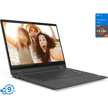 Lenovo Flex 5 2-in-1, 14" IPS FHD Touch Display, AMD Ryzen 7 4700U Upto 4.1GHz, 8GB RAM, 2TB NVMe SSD, Vega 6, HDMI, Card Reader, Wi-Fi, Bluetooth, Windows 10 Home
