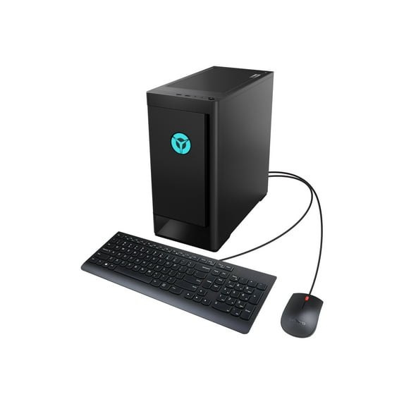 Lenovo Legion T5 26AMR5 90RB - Tower gaming - Ryzen 5 5600G / up to 4.4 GHz - RAM 16 GB - SSD 512 GB - NVMe - GF RTX 3060 - Gigabit Ethernet - Win 11 Home - monitor: none - keyboard: English - raven black