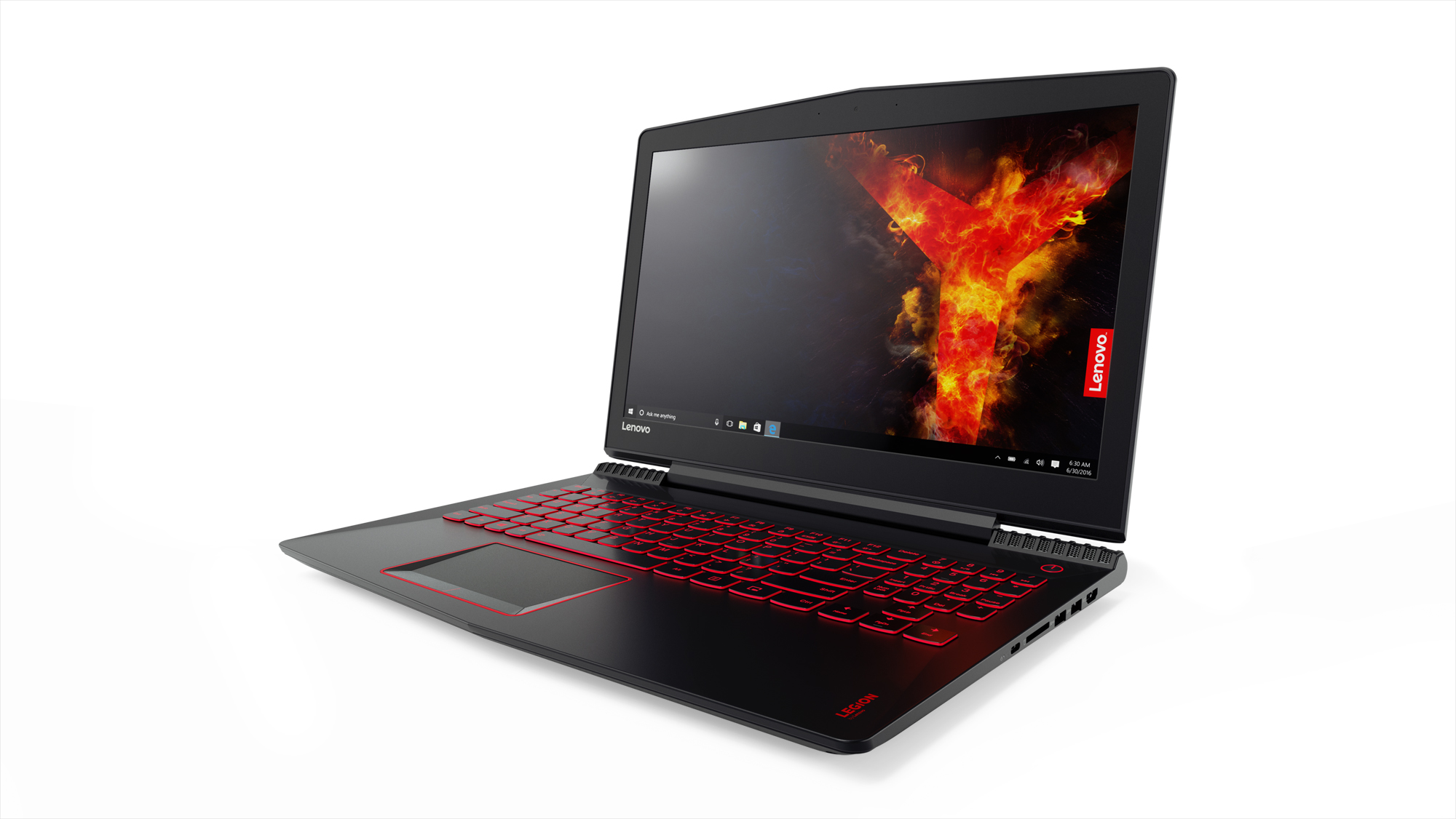 Lenovo Gaming Laptop 15.6", FHD Screen, Intel core i7-7700hq, 2.8-3.8 GHZ, Nvidia GeForce GTX 1050 Ti Graphic Card, 8GB DDR4 Memory, 1TB HDD, 80WK00T2US - image 1 of 17