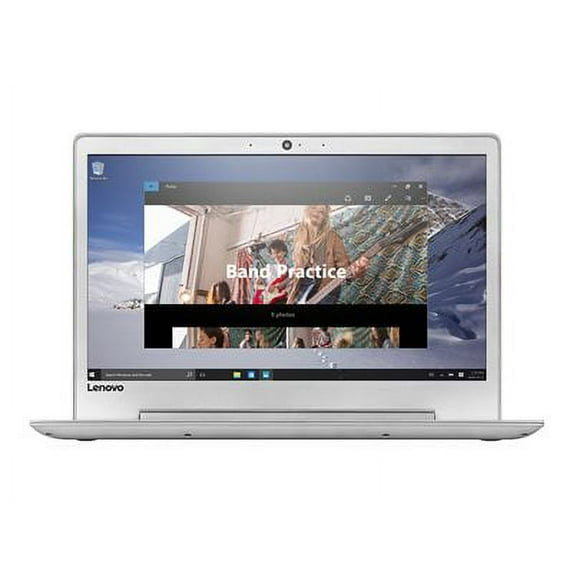 Lenovo IdeaPad 14" Full HD Laptop, Intel Core i7 i7-6500U, 8GB RAM, 256GB SSD, Windows 10 Home, Silver, 80TK002GUS