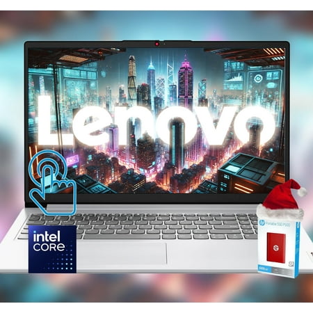 Lenovo Idea 15 Premium Series Touchscreen Laptop Intel Core i3 6-Core Processor 40GB RAM & 1.5TB SSD Storage 15.6" FHD Touchscreen Windows 11